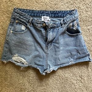 Princess Polly denim shorts